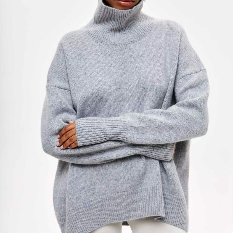 Sigrid™ | Stickad Polotröja