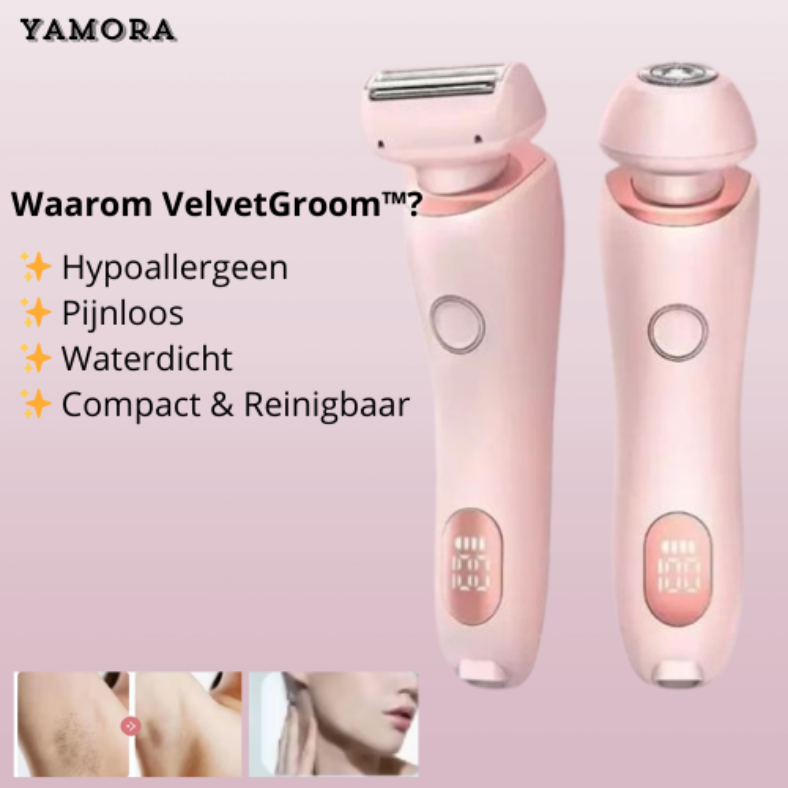 VelvetGroom™ | 2-in-1 Dames Trimmer & Scheerapparaat