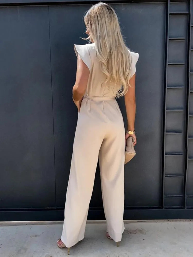Peach™ | Elegante Jumpsuit met Ruches