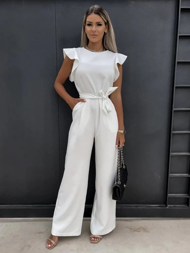 Peach™ | Elegante Jumpsuit met Ruches