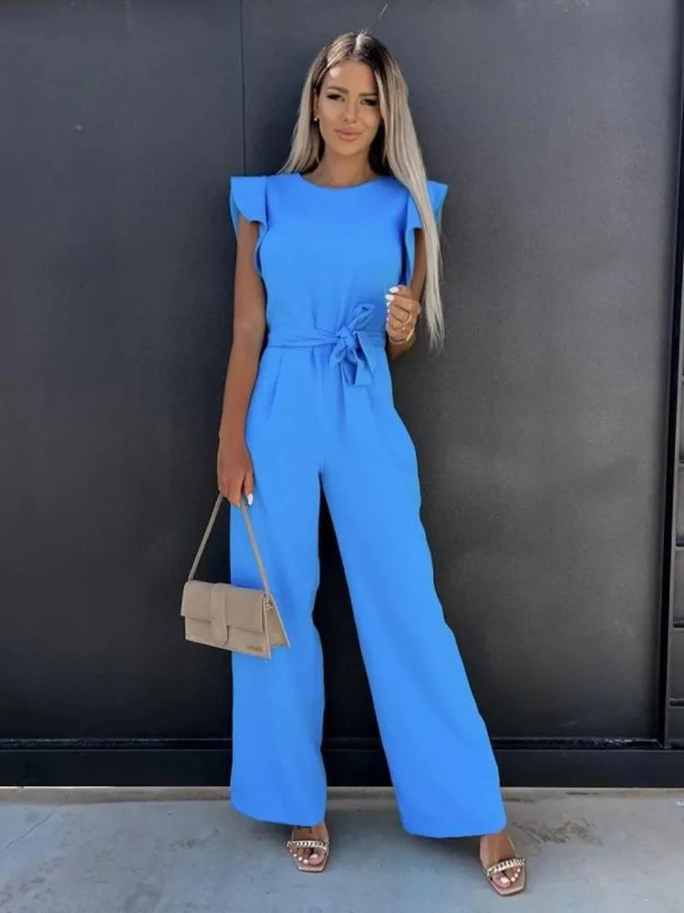 Peach™ | Elegante Jumpsuit met Ruches