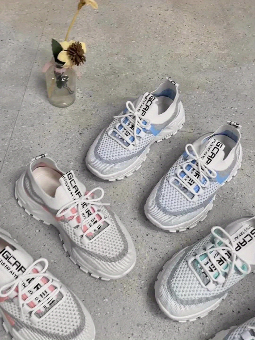 ActiveStep™ – Colorblock Stickade Sneakers
