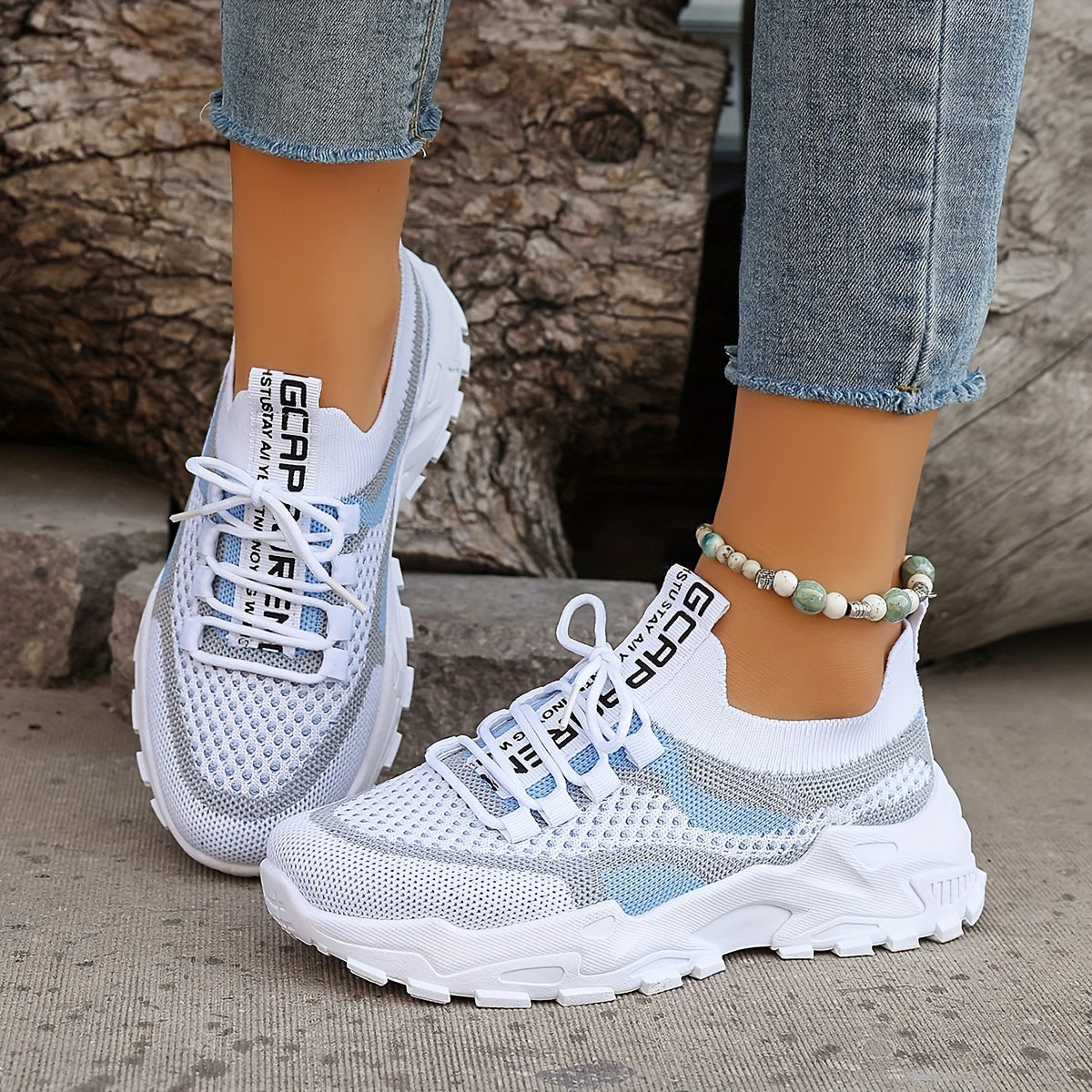ActiveStep™ – Colorblock Stickade Sneakers