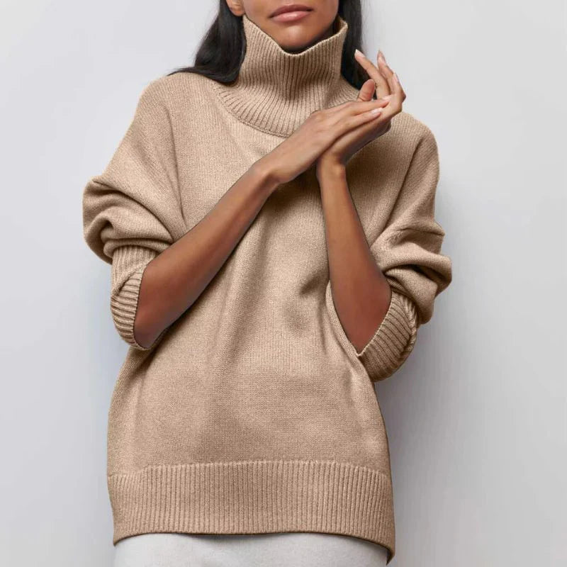 Sigrid™ | Stickad Polotröja