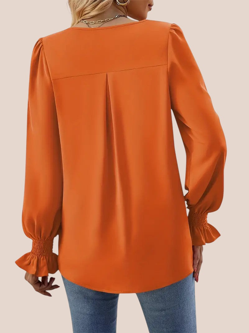 LENA™ | Elegant Höst Blus