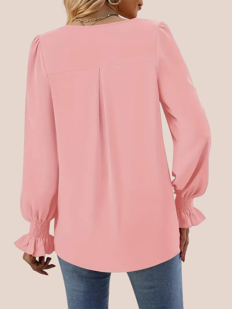 LENA™ | Elegant Höst Blus