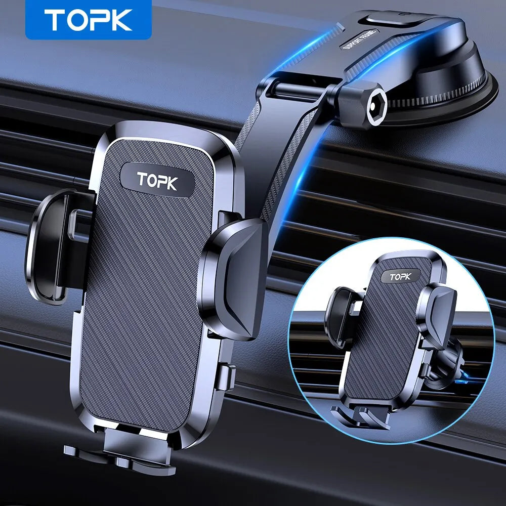 Topk™ | 2-in-1 Biltelefonhållare