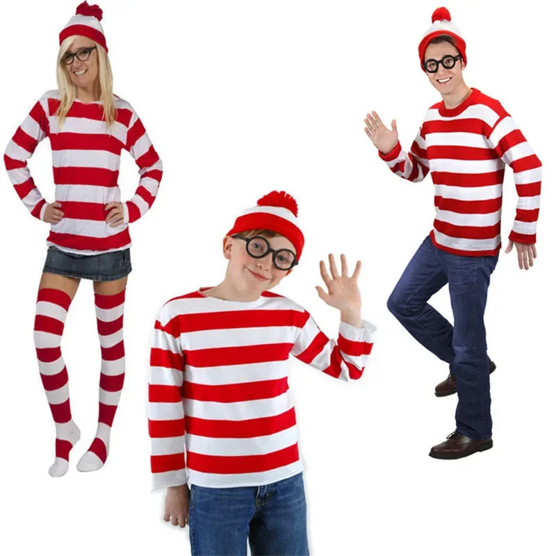 Waldo™ | Compleet Kostuum Set voor Jong en Oud 🎃👓