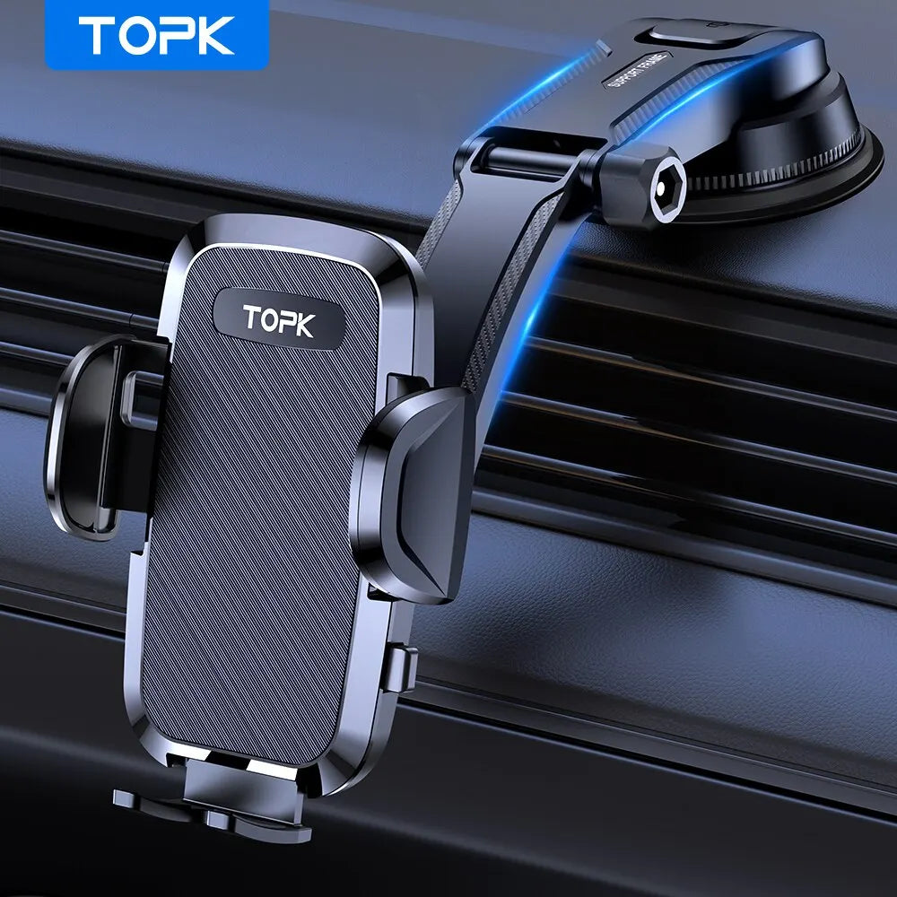 Topk™ | 2-in-1 Biltelefonhållare