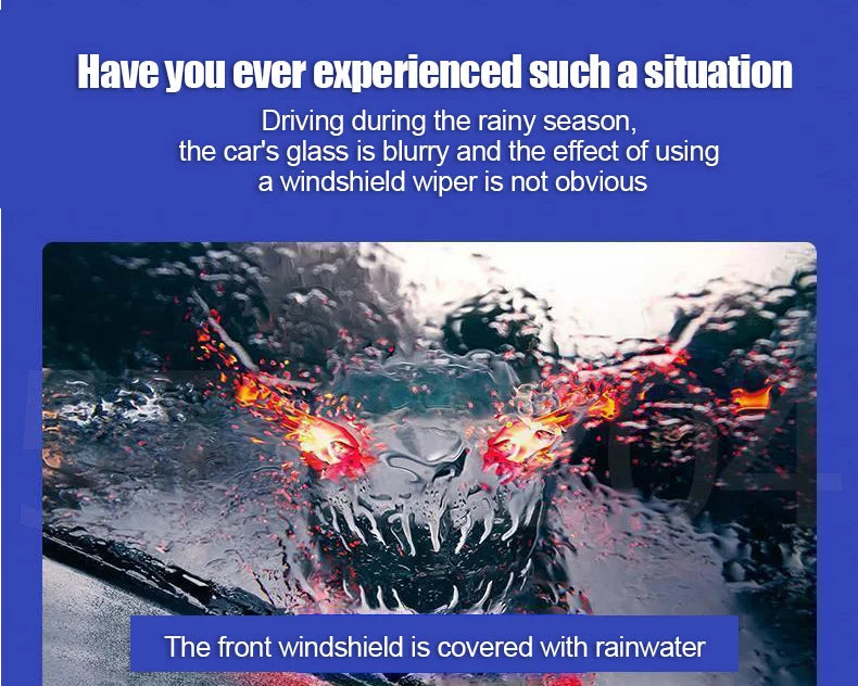 HydroShield™ Auto Water Repellent Spray – För Kristallklara Vindrutor