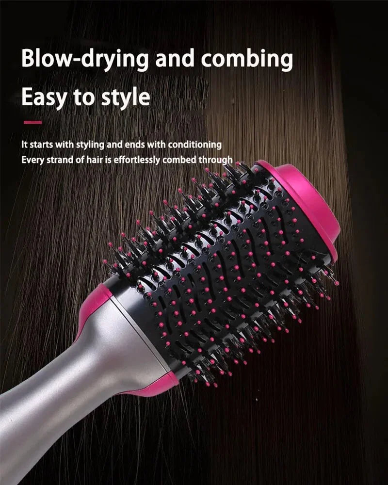 3 In 1 Hot Air Styling Comb for Straight Curly Hair