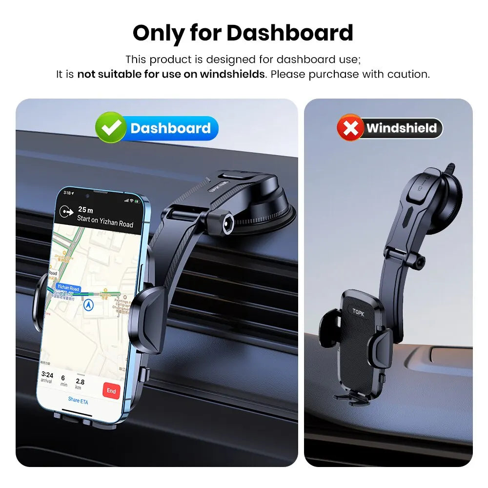 Topk™ | 2-in-1 Biltelefonhållare