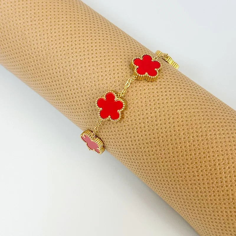 Clover™ | Bloemen armband Dames