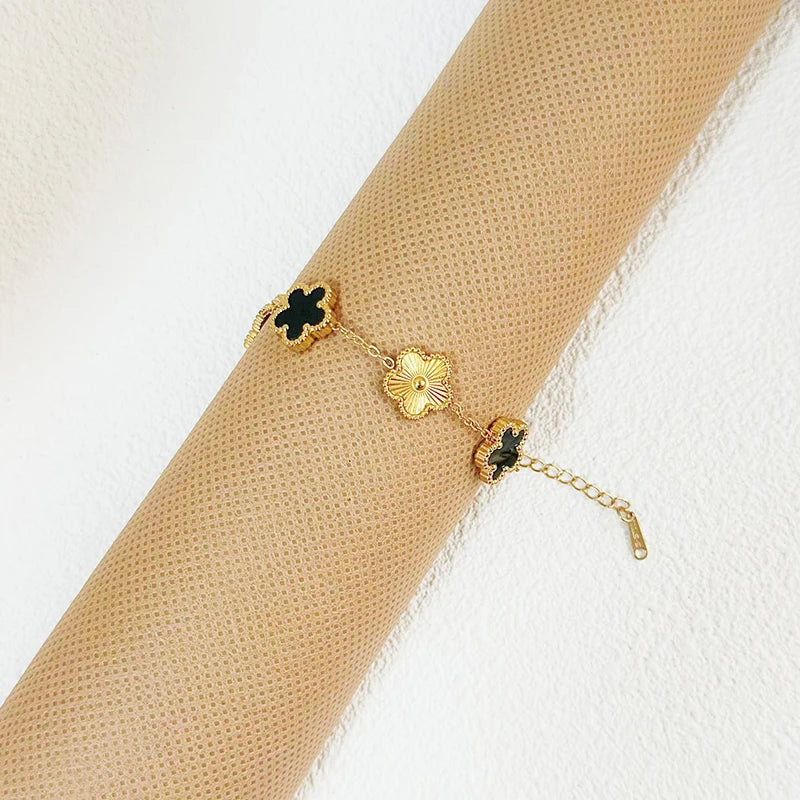 Clover™ | Bloemen armband Dames