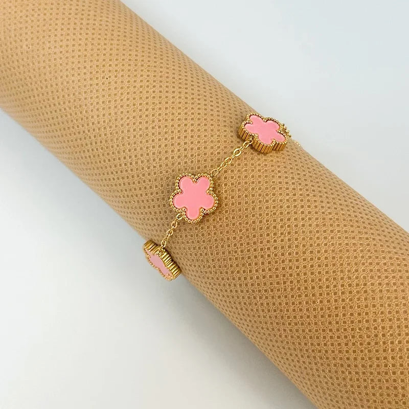 Clover™ | Bloemen armband Dames