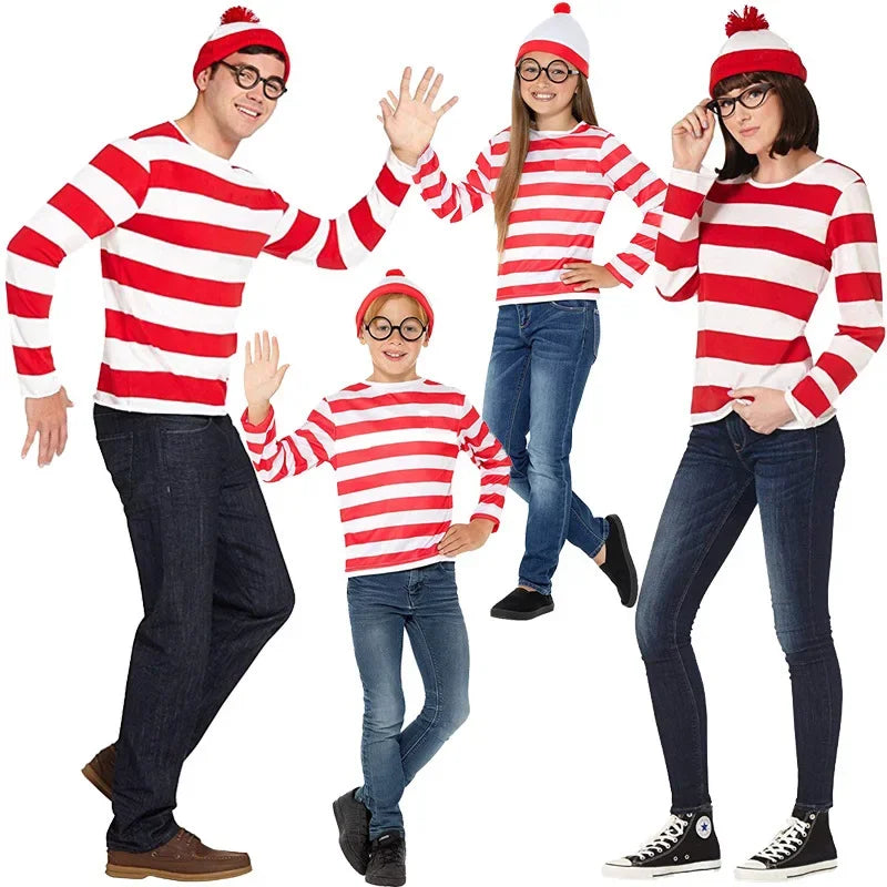Waldo™ | Compleet Kostuum Set voor Jong en Oud 🎃👓