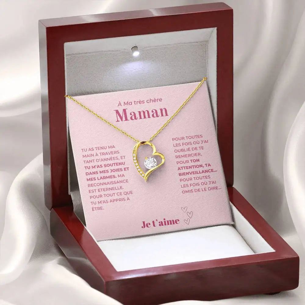 Amora⢠| Elegante Hartketting 18K