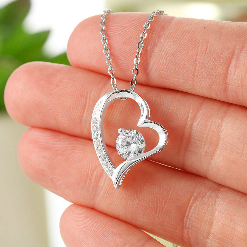 Aurora™ | Hartvormige Ketting met Persoonlijke Boodschap