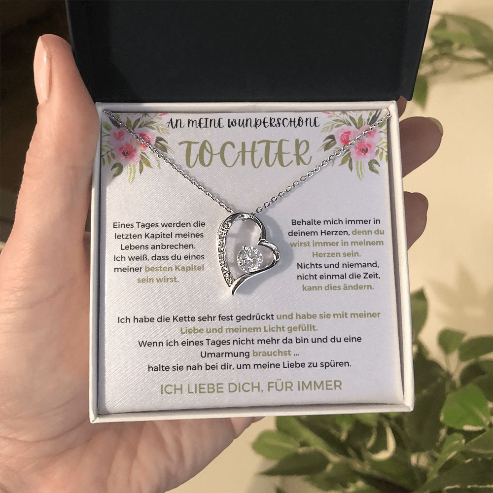 Aurora™ | Hartvormige Ketting met Persoonlijke Boodschap