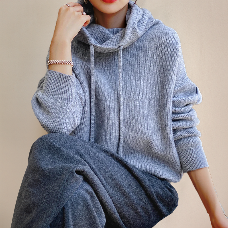 Nova™ | Gebreide Kasjmier Hoodie