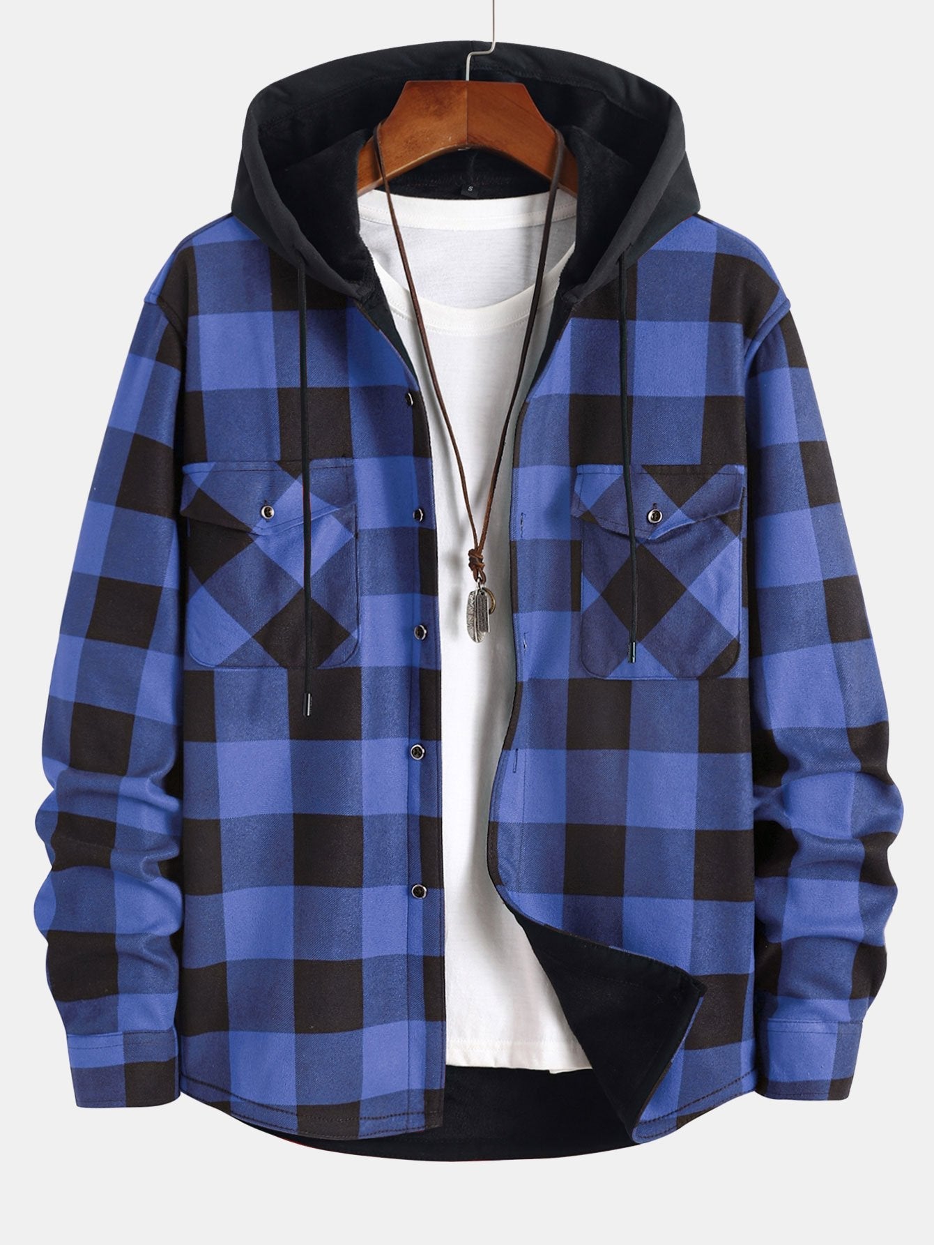 Nordic™ | Flanellfodrad Hooded Skjorta