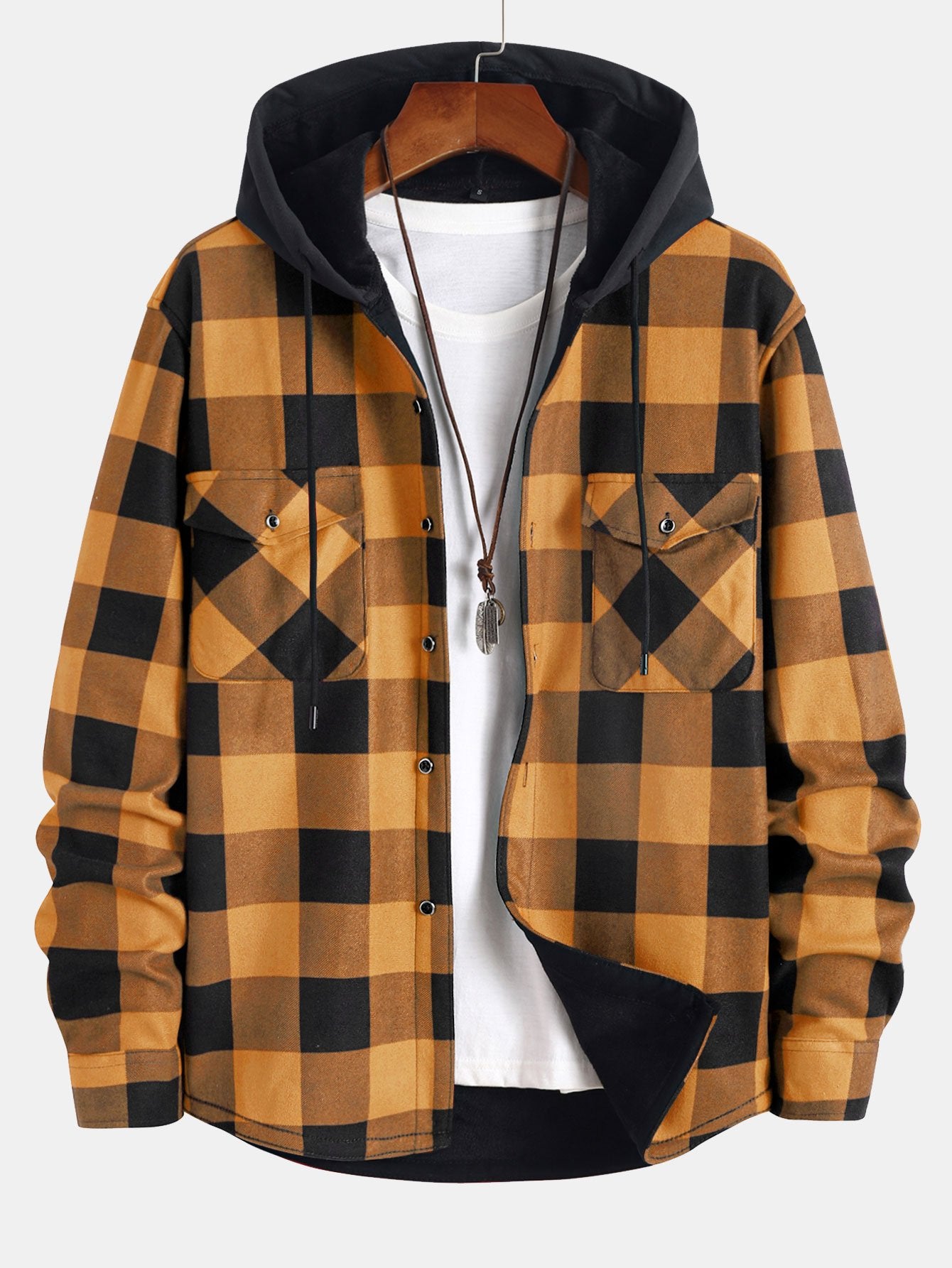 Nordic™ | Flanellfodrad Hooded Skjorta