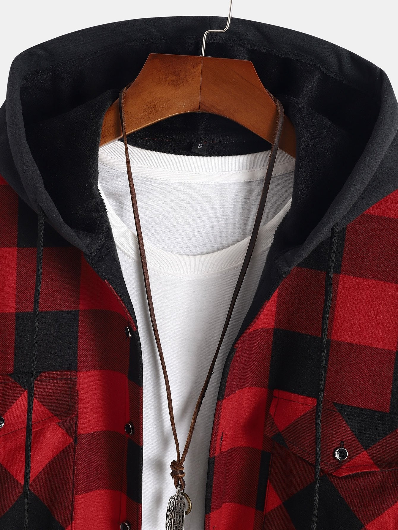 Nordic™ | Flanellfodrad Hooded Skjorta