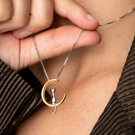 Luna™ | CatMoon Halsband – Fira din kärlek till katter med stil
