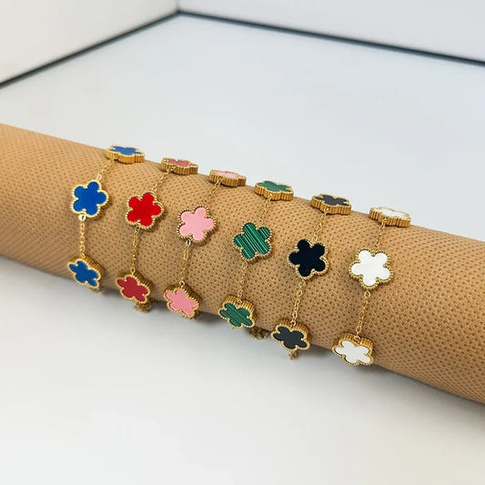 Clover™ | Bloemen armband Dames