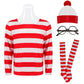 Waldo™ | Compleet Kostuum Set voor Jong en Oud 🎃👓