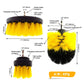 Electric Scrubber Brush Drill Brush Kit Power Drills Scrubber Brush For Carpet Glass Car Tires Nylon Brushes 2/3.5/4''