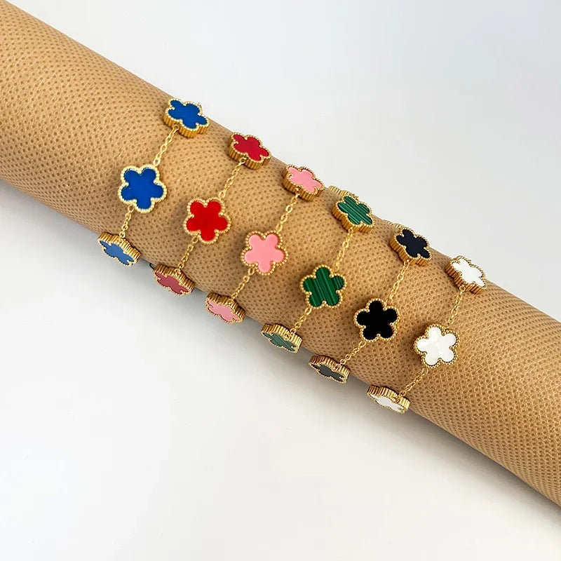 Clover™ | Bloemen armband Dames