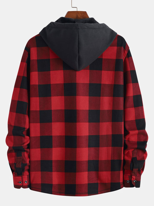 Nordic™ | Flanellfodrad Hooded Skjorta